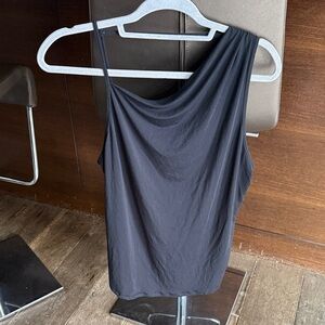 Lululemon Athletica Black Drape Top